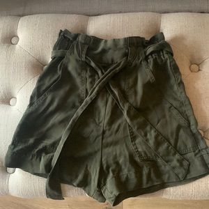 H&M Green shorts, high wastes